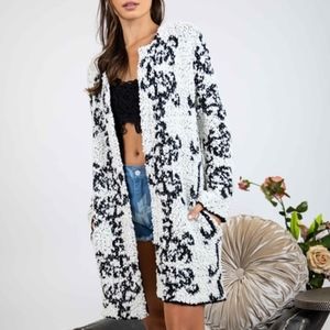 Boho Knit Cardigan Jacket